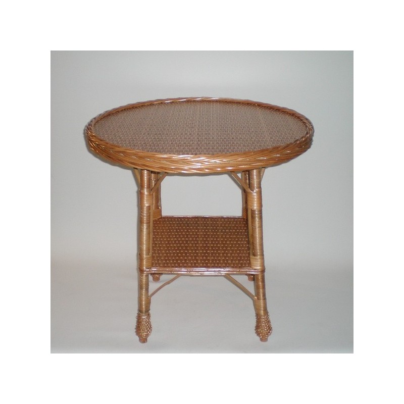 Comprar Mesa revistero redonda color buff en CesteriaGretel.Com