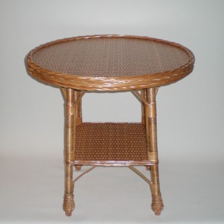 Comprar Mesa revistero redonda color buff en CesteriaGretel.Com