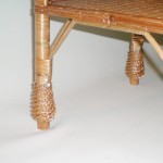 Comprar Mesa revistero redonda color buff en CesteriaGretel.Com