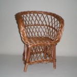 Comprar Sillón infantil de mimbre color buff modelo TRENZA en CesteriaGretel.Com