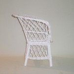 Comprar Sillón infantil de mimbre lacado modelo TRENZA en CesteriaGretel.Com