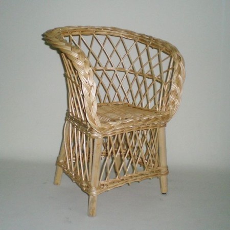 Comprar Sillón infantil de mimbre natural modelo TRENZA en CesteriaGretel.Com
