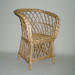 Comprar Sillón infantil de mimbre natural modelo TRENZA en CesteriaGretel.Com