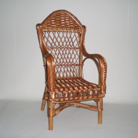 Comprar Sillón infantil de mimbre color buff modelo POLACO en CesteriaGretel.Com