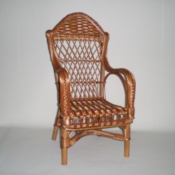 Comprar Sillón infantil de mimbre color buff modelo POLACO en CesteriaGretel.Com