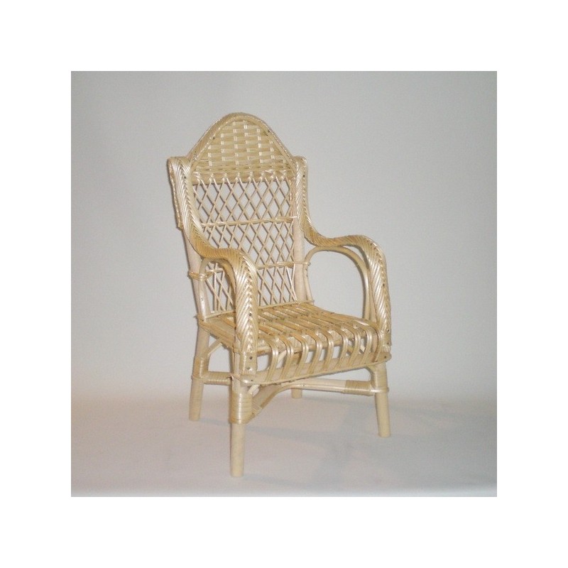 Comprar Sillón infantil de mimbre natural modelo POLACO en CesteriaGretel.Com