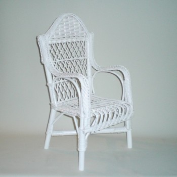 Comprar Sillón infantil de mimbre lacado modelo POLACO en CesteriaGretel.Com