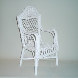 Comprar Sillón infantil de mimbre lacado modelo POLACO en CesteriaGretel.Com