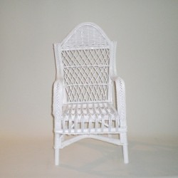 Comprar Sillón infantil de mimbre lacado modelo POLACO en CesteriaGretel.Com