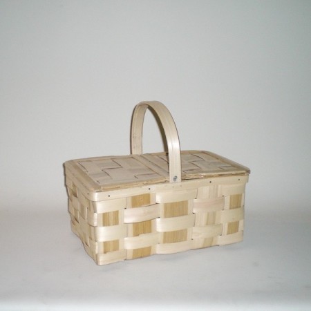 Comprar Cesta de castaño de 30 con dos tapas en CesteriaGretel.Com