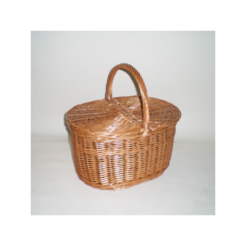 Comprar Cesta para setas 2 tapas pequeña barnizada en CesteriaGretel.Com