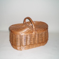 Comprar Cesta para setas 2 tapas grande barnizada en CesteriaGretel.Com
