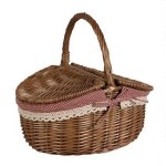 Comprar Cesta oval con tapa y tela en CesteriaGretel.Com
