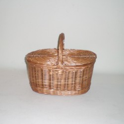 Comprar Cesta de 30 con 2 tapas color buff en CesteriaGretel.Com