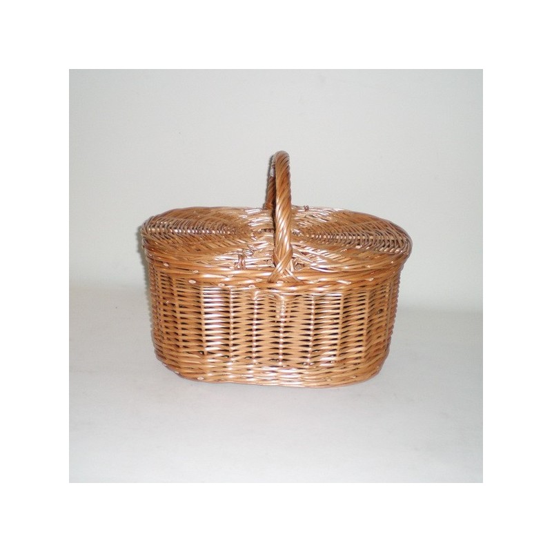 Comprar Cesta de 40 con 2 tapas color buff en CesteriaGretel.Com