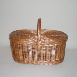 Comprar Cesta de 50 con 2 tapas color buff en CesteriaGretel.Com