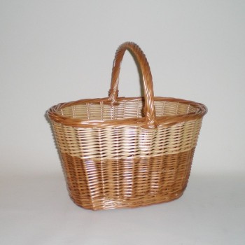 Comprar Cesta oval mixta buff brillo en CesteriaGretel.Com