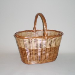 Comprar Cesta oval mixta buff brillo en CesteriaGretel.Com