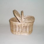 Comprar Cesta de 30 con 2 tapas color natural en CesteriaGretel.Com