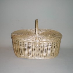 Comprar Cesta de 40 con 2 tapas color natural en CesteriaGretel.Com