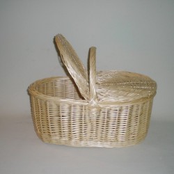 Comprar Cesta de 40 con 2 tapas color natural en CesteriaGretel.Com