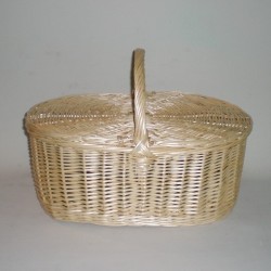 Comprar Cesta de 50 con 2 tapas color natural en CesteriaGretel.Com