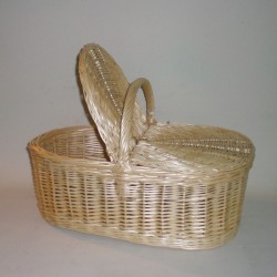 Comprar Cesta de 60 con 2 tapas color natural en CesteriaGretel.Com