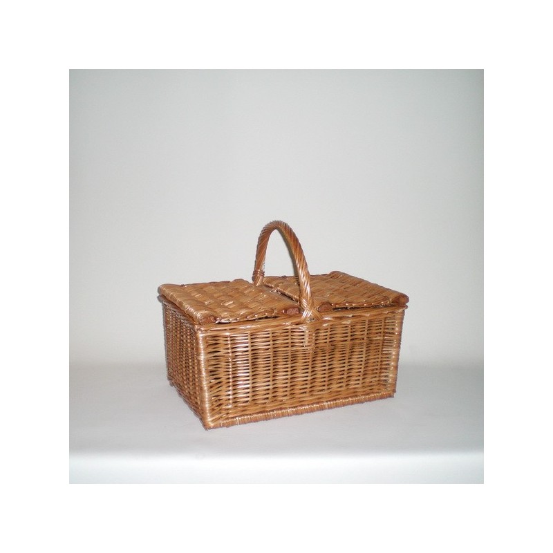 Comprar Cesta de 40 cuadrada con dos tapas en CesteriaGretel.Com