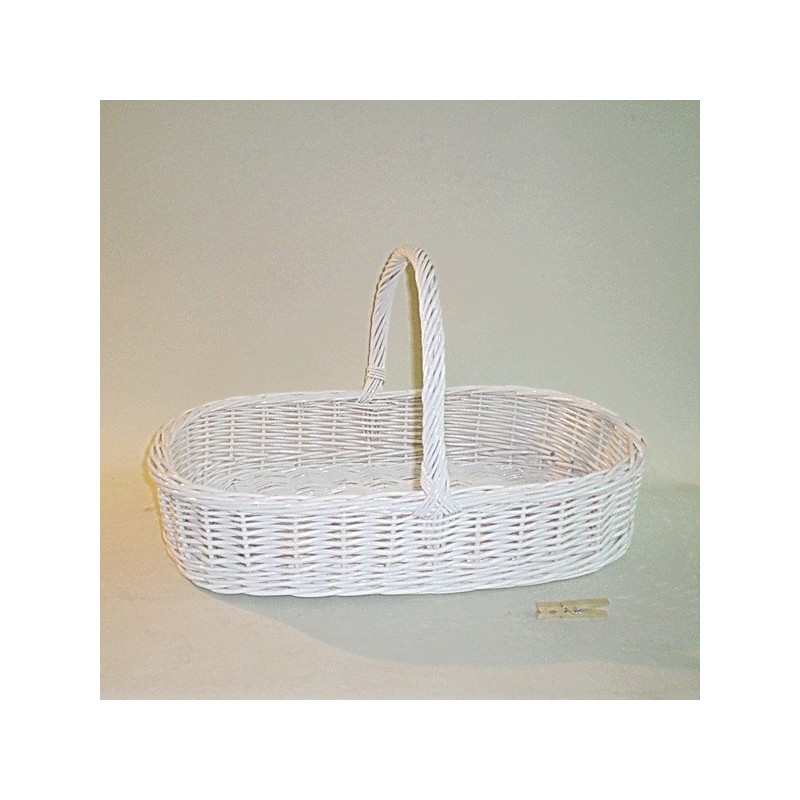 Comprar Cesta para bodas todo mimbre color blanco en CesteriaGretel.Com