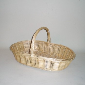 Comprar Cesta de mimbre color natural con asa en CesteriaGretel.Com