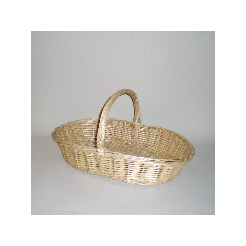 Comprar Cesta de mimbre color natural con asa en CesteriaGretel.Com