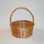 Comprar Cesta redonda con asa color buff en CesteriaGretel.Com