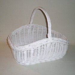 Comprar Cesta blanca para bodas en CesteriaGretel.Com
