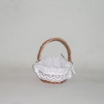 Comprar Cesta pequeña color miel con tela en CesteriaGretel.Com