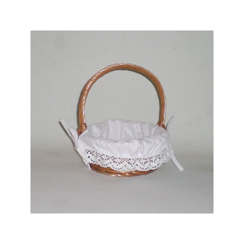 Comprar Cesta grande color miel con tela en CesteriaGretel.Com