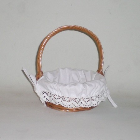 Comprar Cesta grande color miel con tela en CesteriaGretel.Com