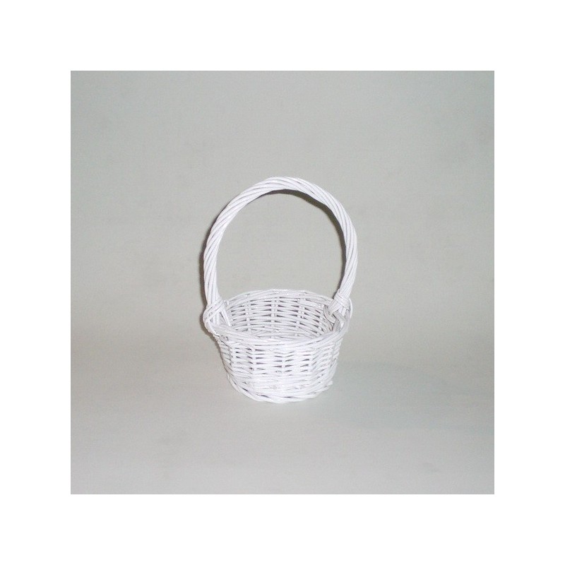 Comprar Cesta con asa blanca pequeña en CesteriaGretel.Com