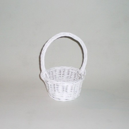 Comprar Cesta con asa blanca pequeña en CesteriaGretel.Com
