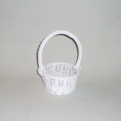 Comprar Cesta con asa blanca pequeña en CesteriaGretel.Com