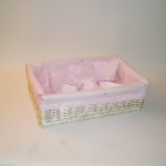 Comprar Canastilla rosa 43x29x13 cm en CesteriaGretel.Com