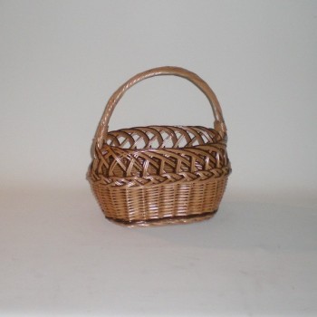 Comprar Cesta ovalada con ondas en CesteriaGretel.Com