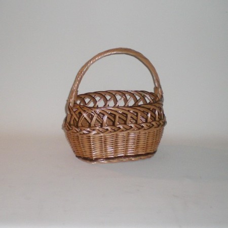 Comprar Cesta ovalada con ondas en CesteriaGretel.Com