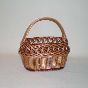Comprar Cesta ovalada con ondas en CesteriaGretel.Com