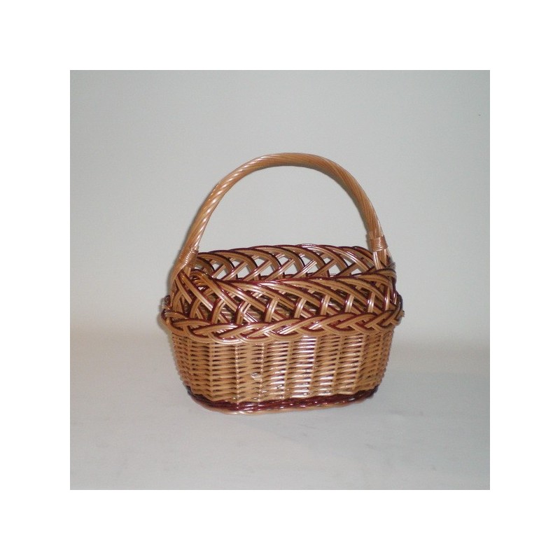 Comprar Cesta ovalada con ondas en CesteriaGretel.Com