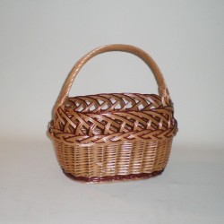 Comprar Cesta ovalada con ondas en CesteriaGretel.Com