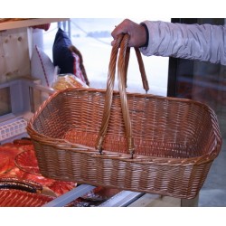 Comprar Cesta de compra color buff en CesteriaGretel.Com