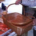 Comprar Cesta de compra color buff en CesteriaGretel.Com