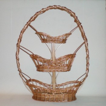 Comprar Cesta de Navidad de tres pisos con peana en CesteriaGretel.Com