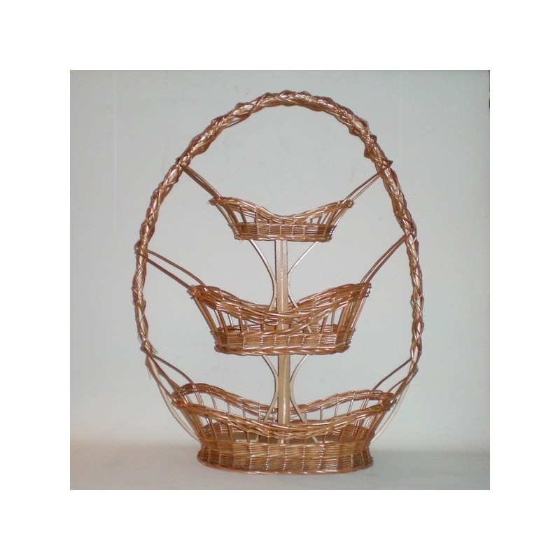 Comprar Cesta de Navidad de tres pisos con peana en CesteriaGretel.Com