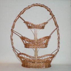 Comprar Cesta de Navidad de tres pisos con peana en CesteriaGretel.Com